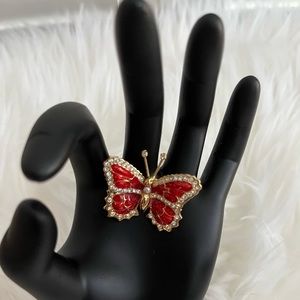 ST.JOHN Design Butterfly Brooch 1990’s